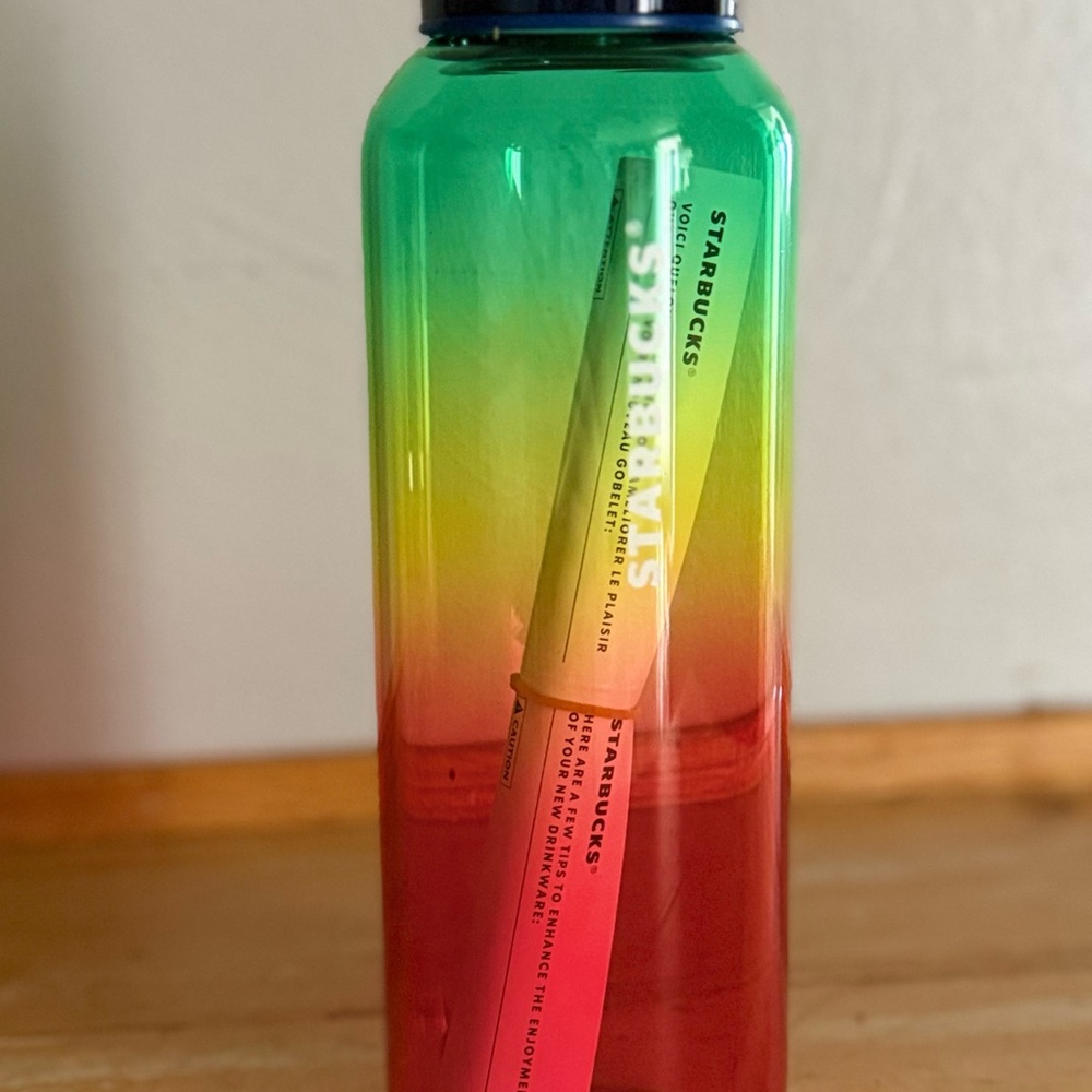 Starbucks Gradient Glass Water Bottle